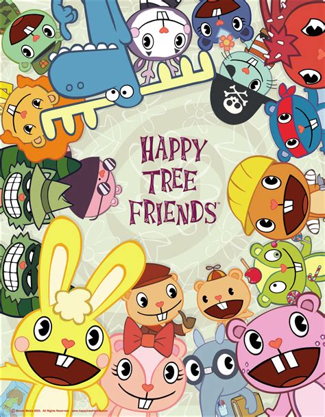 happy tree friends and friends